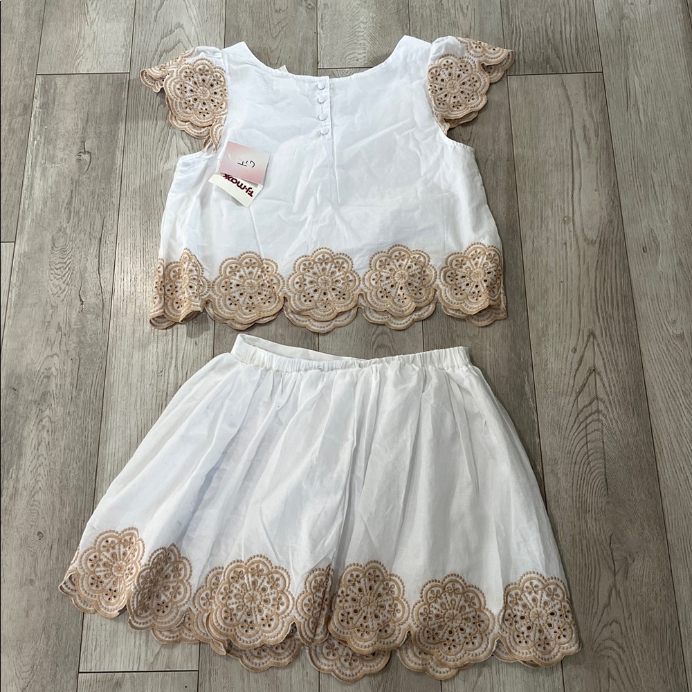 Brand new with the tag! Happily Grey White Two-Piece Set - Picture 5 of 5